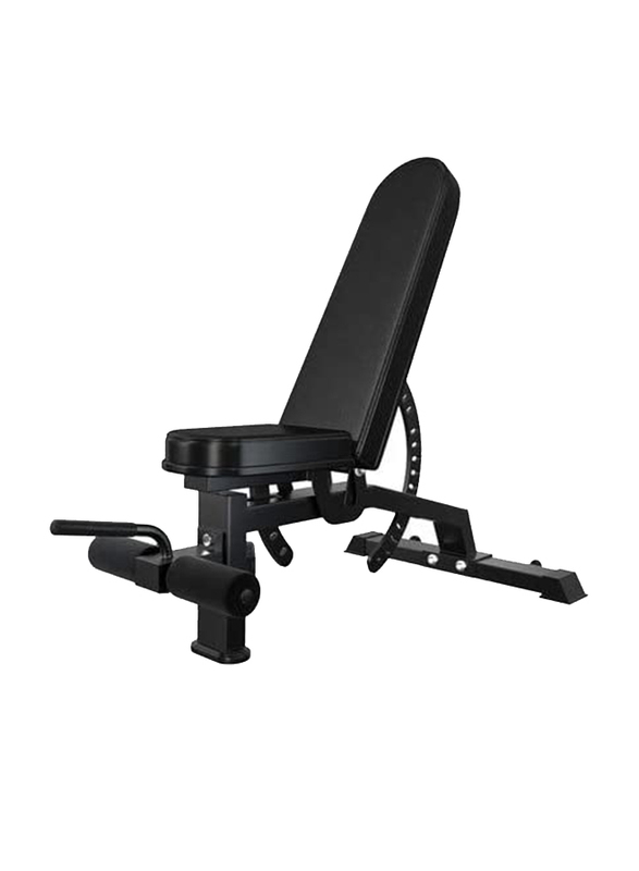 Miracle Fitness Adjustable Weight Bench, Black