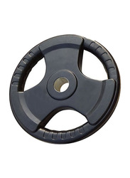 Miracle Fitness Olympic Rubber Weight Plates, 5KG, Black - 1 Pcs