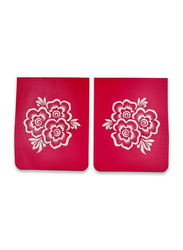 Henna Nafees Stencil Sticker, BB-166, Pink