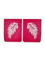 Henna Nafees Stencil Sticker, BB-163, Pink