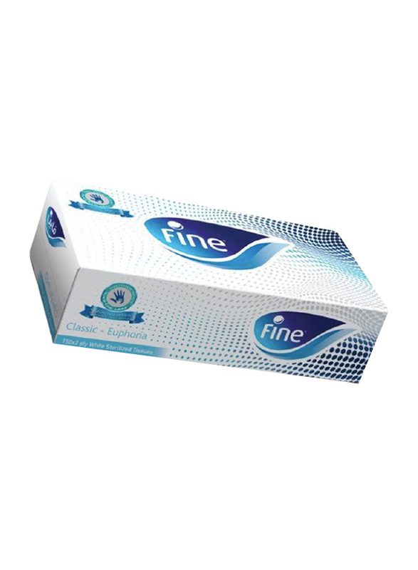 

Fine Facial Tissues, 2 Ply x 150 Sheets x 5 Pieces