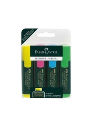 Faber-Castell 4-Piece Classic Highlighter Set, Multicolour