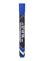 Deli 12-Piece Think Permanent Marker Pen Set, Blue