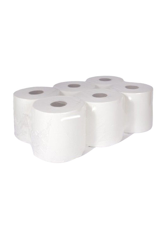 

Fine 1-Ply Hand Towel Rolls, 300m x 6 Rolls