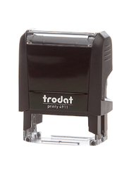 Trodat Printy 4911 Self-Inking "TRUE COPY" Stamp, Blue