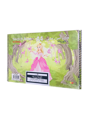 Paperline Spiral Bound Sketch Book, 20 Sheets, A4 Size, White