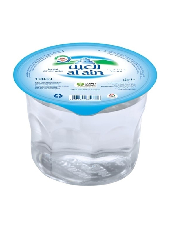 

Al Ain Mineral Water Cup, 100ml, 48 Pieces