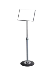 FIS Display/Presentation Stand, 33 x 23 x 123cm, Black