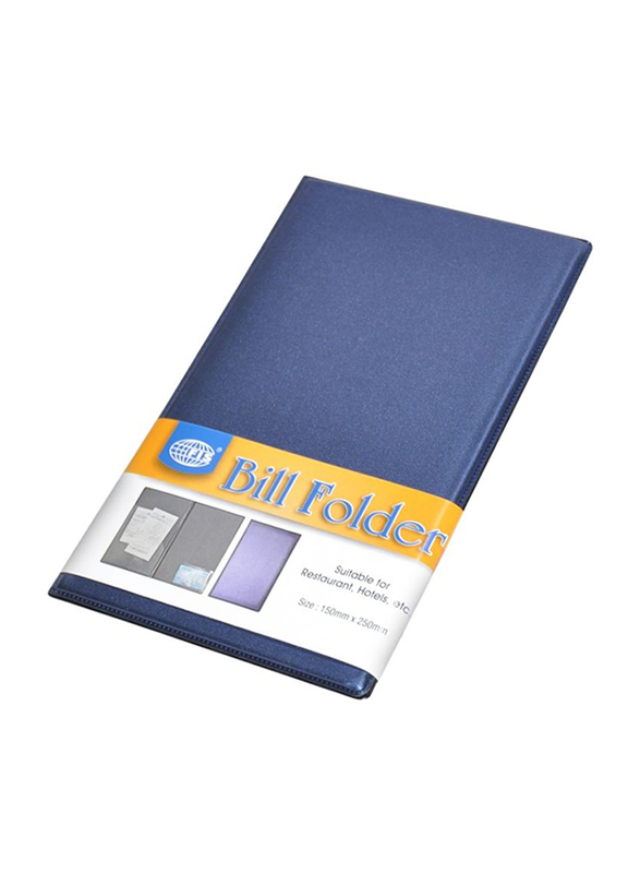

FIS PVC Bill Folder, 150 x 250mm, Blue