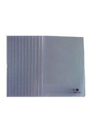 Atlas PP Folder Set, A4 Size, 12 Pieces, Clear