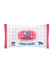 Cool & Cool 40 Sheets Ultra Soft & Gentle Wipes for Babies