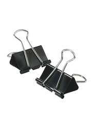 Deluxe Binder Clips, 32mm, 12 Pieces, Black