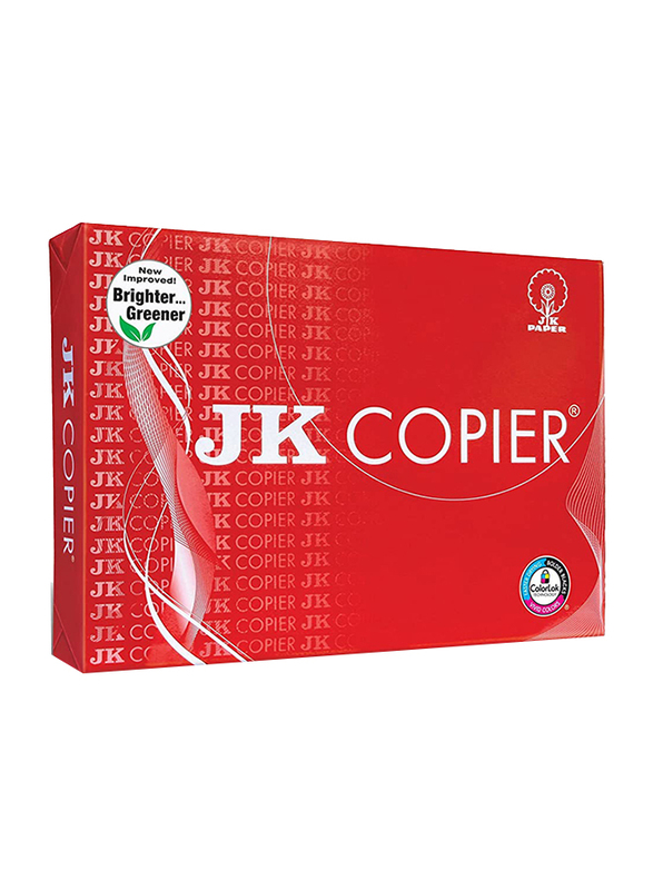 

JK Copier A4 Photocopy Paper, 500 Sheets, 80 GSM, A4 Size, White