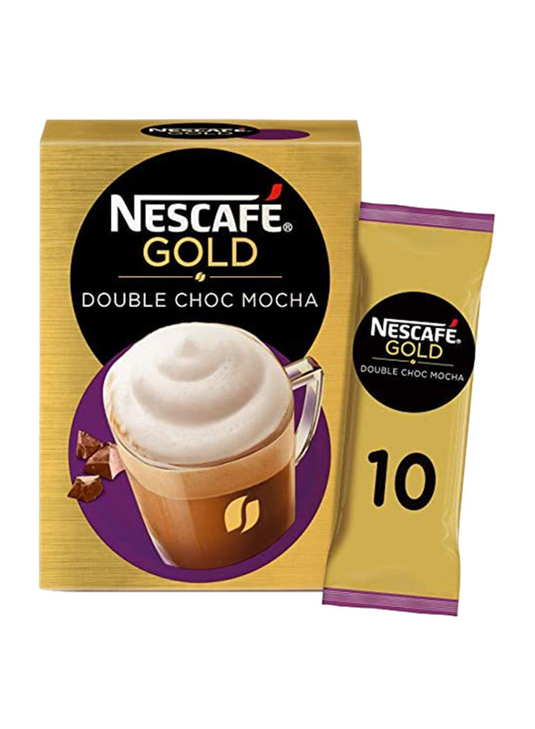 

Nescafe Gold Double Choco Mocha Instant Coffee, 1 Box x 10 Sticks