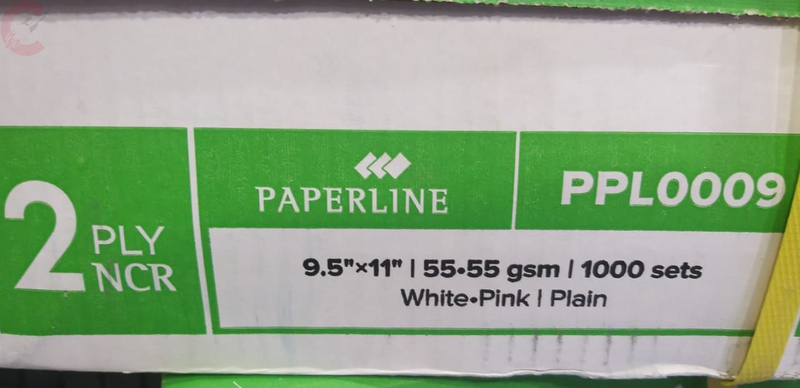 

Paperline 2 Ply NCR Printer Paper, 1000 Sheets, 55 GSM, White/Pink