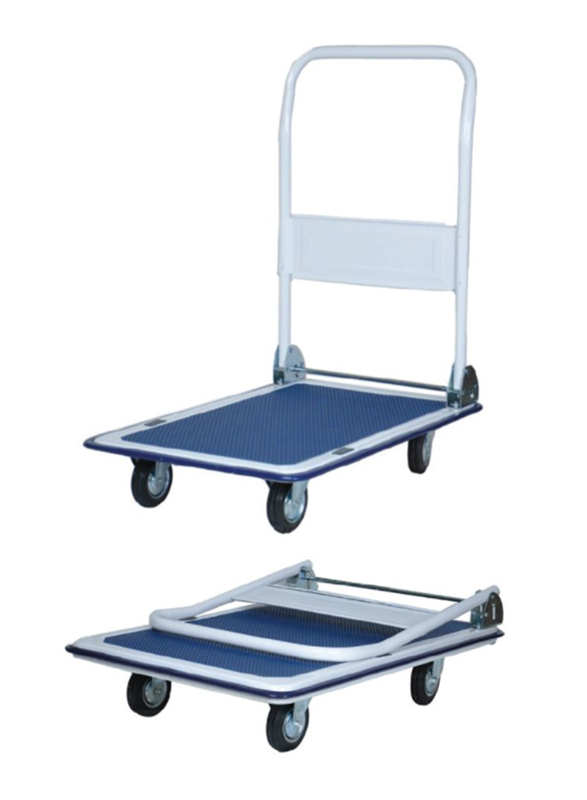 

Milano Steel Platform Hand Trolley, 150 Kg, Blue