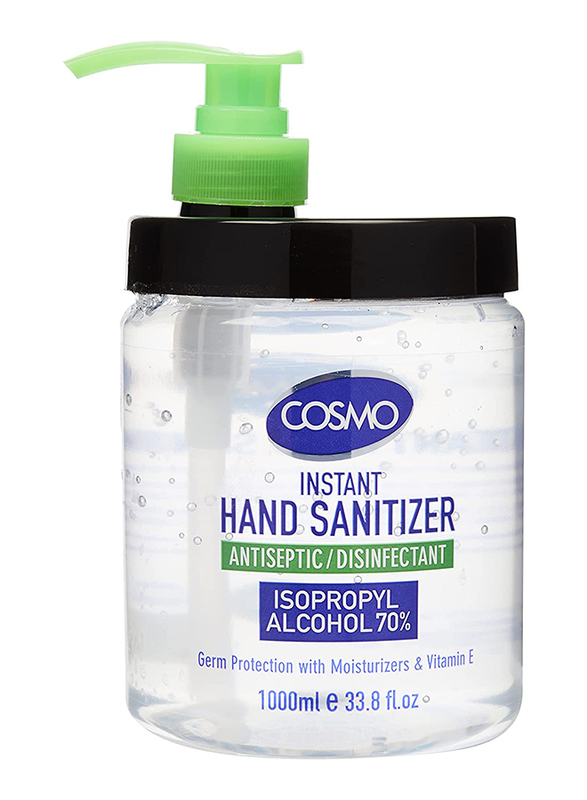 

Cosmo Instant Advanced Antiseptic & Disinfectant Hand Sanitizer, 1000ml