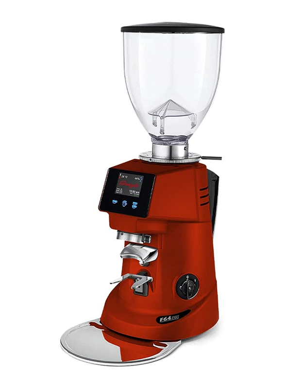 

Fiorenzato 1.5L F64 EVO Coffee Grinder with 64mm Flat Burrs & Automatic Cooling Fan Blades, 350W, Red