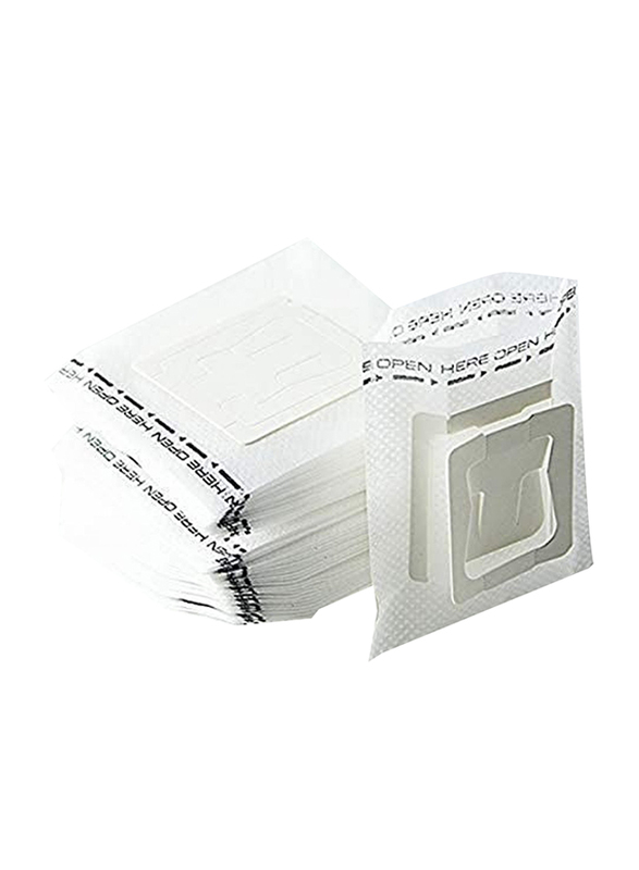 

Unbranded Disposable Drip Hanging Coffee Filter, 50 Pieces, White