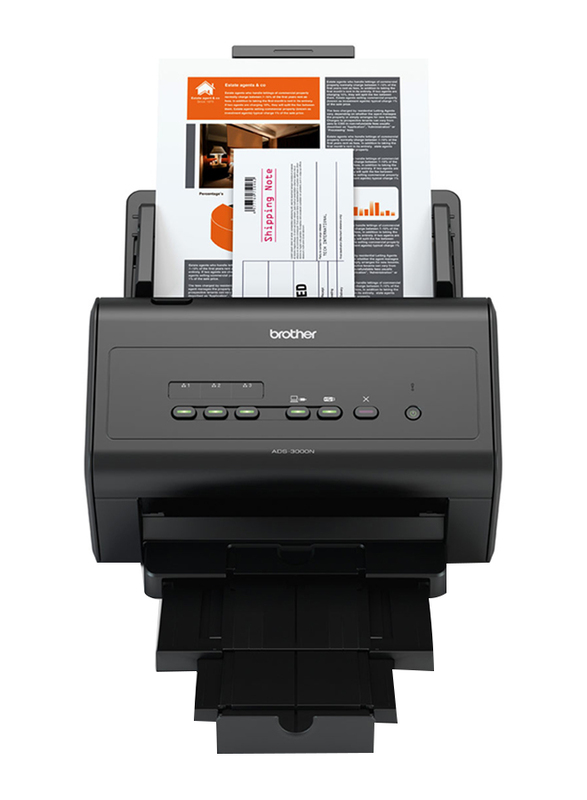 

Brother Network Document Scanner, 600DPI, ADS-3000N, Black