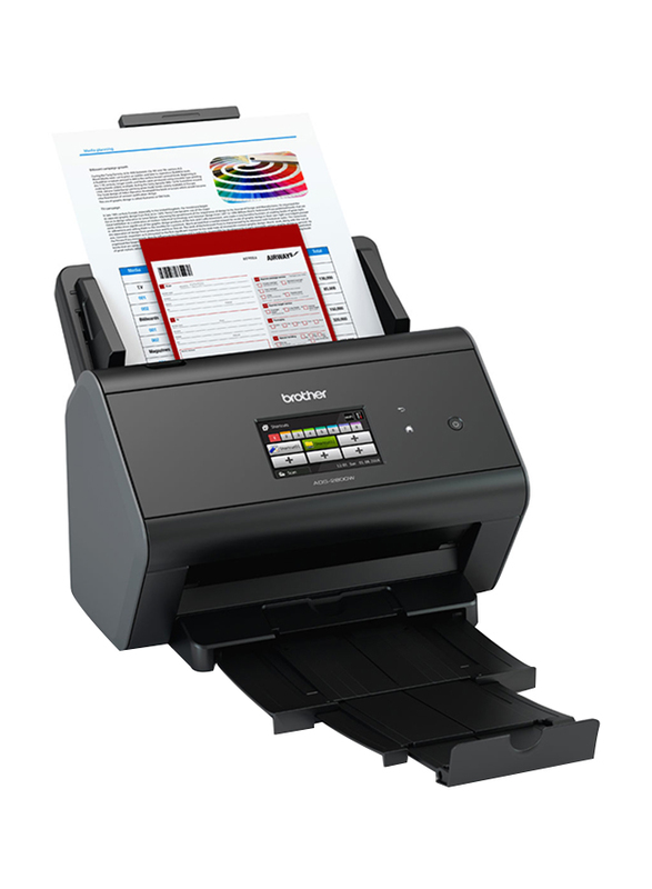 Brother Network Document Scanner, 600DPI, ADS-2800W, Black