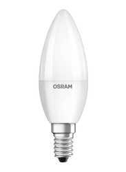 Osram Classic Frosted Non-Dimmable LED Bulb, 4.9W, E14, Warm White