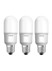Osram Value Stick LED Bulb, 10W, E27, 3 Pieces, Daylight White