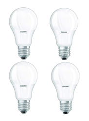 Osram Value Classic Frosted LED Bulb, 8.5W, E27, 6500K, 4 Pieces, Daylight White