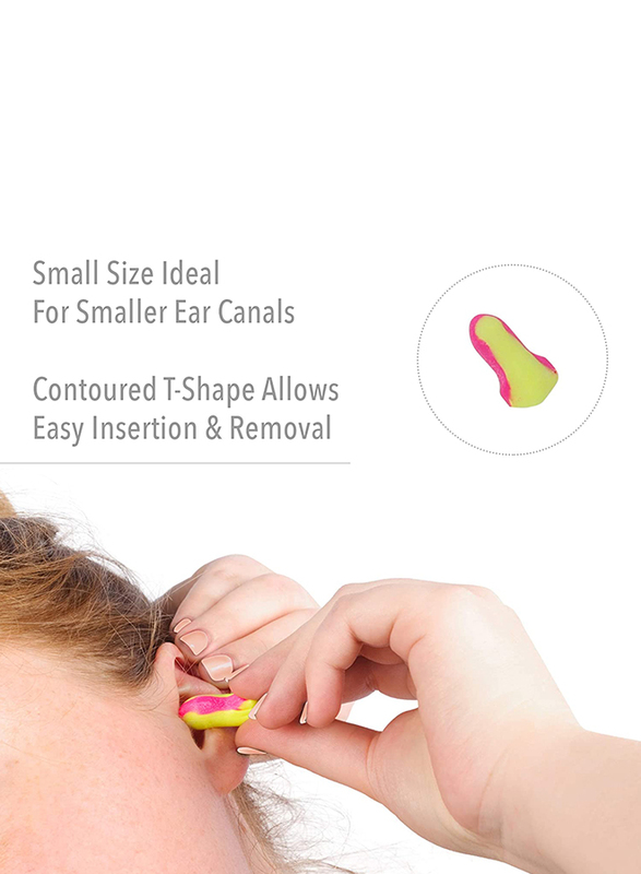 Honeywell Laser Lite High Visibility Disposable Foam Earplugs for Ear Protection, 3301105, Multicolour, 400 Pieces