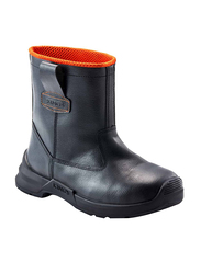 Honeywell Kings KWD205 Rigger High-Cut Pull-Up Leather Safety Working Boots, Black, Size 8/42EU