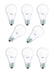 Osram Value Classic Frosted LED Bulb, 8.5W, E27, 6500K, 10 Pieces, Daylight White