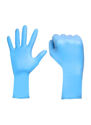Honeywell ING411 Powder Free Nitrile Disposable Exam Grade Hand Gloves, Large, 100 Pieces