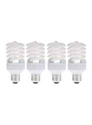 Osram Duluxstar Mini Twist Spiral Shape Fluorescent Bulb, 23W, E27, 6500K, 4 Pieces, Daylight White