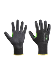 Honeywell Workeasy Microfoam Nitrile Coated Cut Level A3/C Protective Gloves, 23-0513-B8, Black, Medium