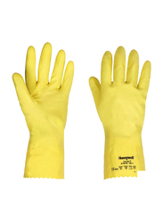 Honeywell Finedex Reusable Long Cuff Latex Gloves, 209440-109, Yellow, Large