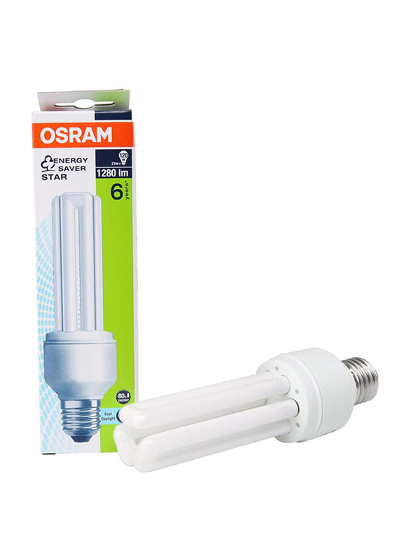 Osram Duluxstar Daylight CFL Bulb, 24W, White