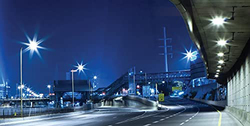 Nikkon Ledxion S439 LED Lantern Street Light, 60W, Grey