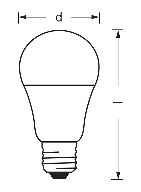 Ledvance LED Smart Bulb, 10W, E27, White