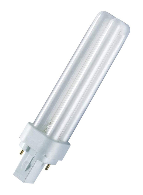 Osram Dulux De Energy Saving CFL Bulb, 26W, 4 Pin, Cool White