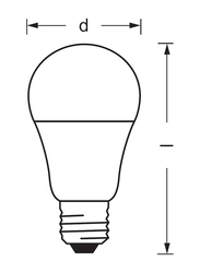 Ledvance LED Smart Bulb, 9W, E27, Warm White