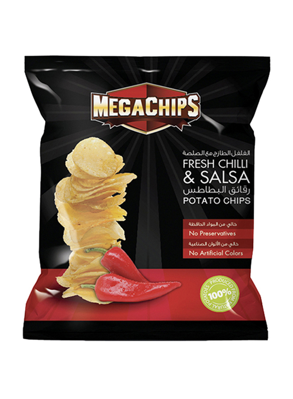 

Mega Chips Chilli & Salsa Potato Chips, 22 x 13g