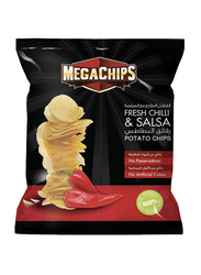 Mega Chips Chilli & Salsa Potato Chips, 48 x 22g