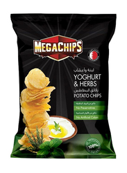 Mega Chips Yoghurt & Herbs Potato Chips, 12 x 90g