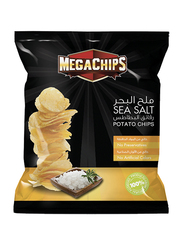 Mega Chips Sea Salt Potato Chips, 48 x 22g