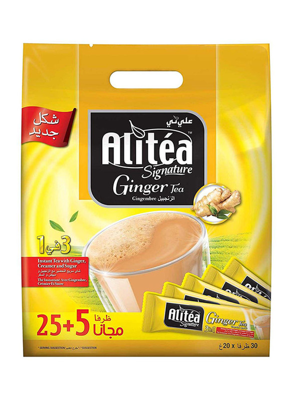 

Ali Tea Signature 3-in-1 Instant Ginger Tea, 30 Sticks x 20g