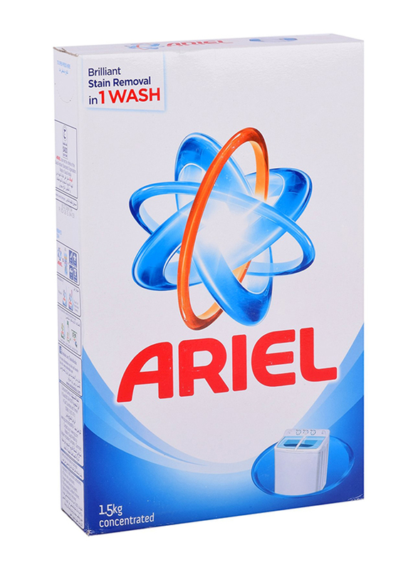 Ariel Semi Automatic Detergent White Powder, 1.5 kg