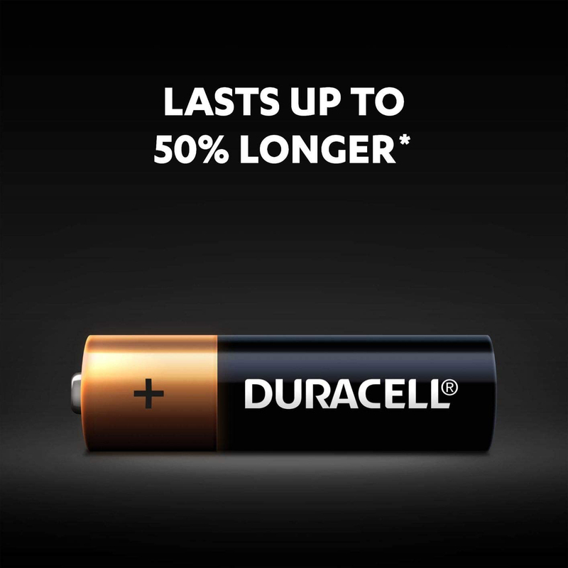 Duracell Type AA Alkaline Batteries, 12 Pieces, Multicolour