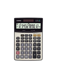Casio Practical Calculator, DJ-220D, Black/Silver