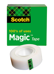 Scotch Magic Tape with Dispenser, White