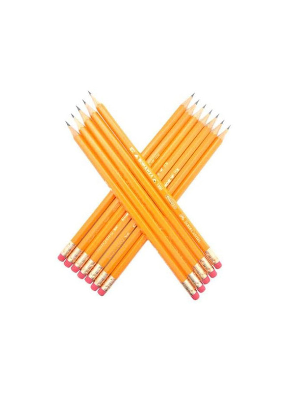Faber-Castell 3-Piece Bonanza 1320 Pencil Set, Orange